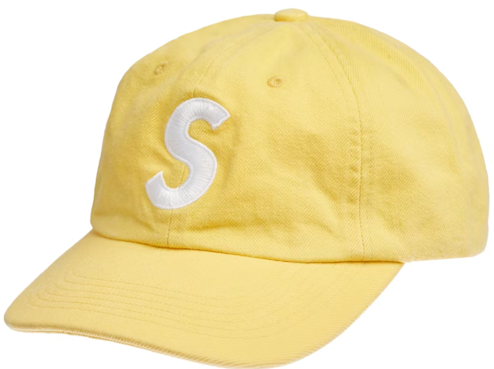 Supreme Kevlar Denim S Logo 6-Panel Yellow – YankeeKicks Online