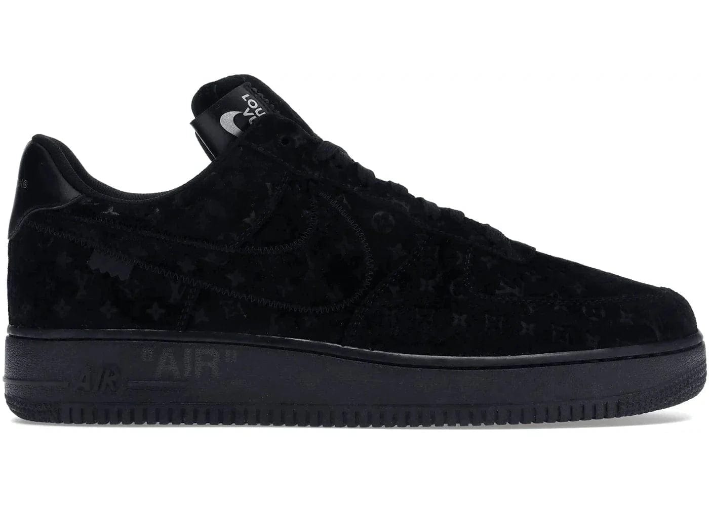 Louis Vuitton Nike Air Force Low By Virgil Abloh Black