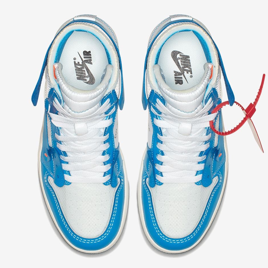 Jordan Retro High Off-White University Blue – YankeeKicks Online