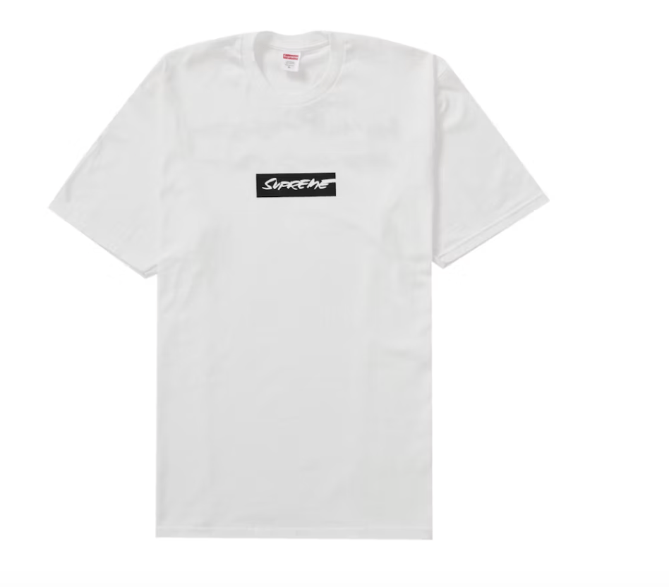 Supreme Futura Box Logo Tee White – YankeeKicks Online