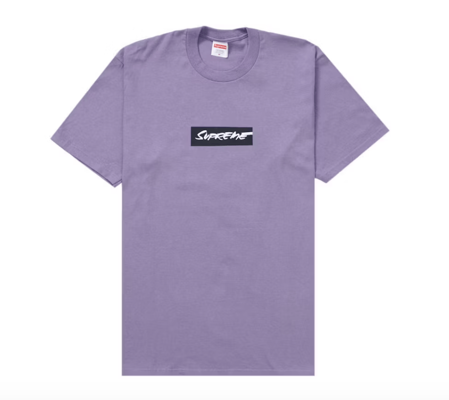 Supreme Futura Box Logo Tee Dusty Purple – YankeeKicks Online Supreme Futura Box Logo Tee Dusty Purple – YankeeKicks Online