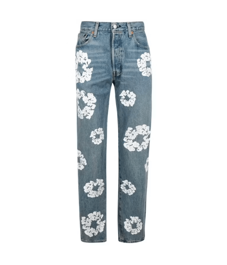 Denim Tears x Levi's Cotton Wreath Jean Light Wash Denim Tears x Levi's Cotton Wreath Jean Light Wash