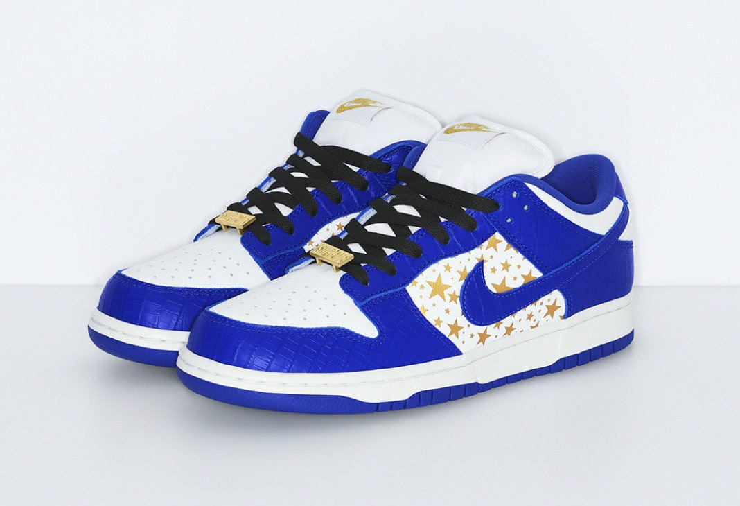 Nike Sb Dunk Low Supreme Blue Nike SB Dunk Low Supreme Stars Hyper