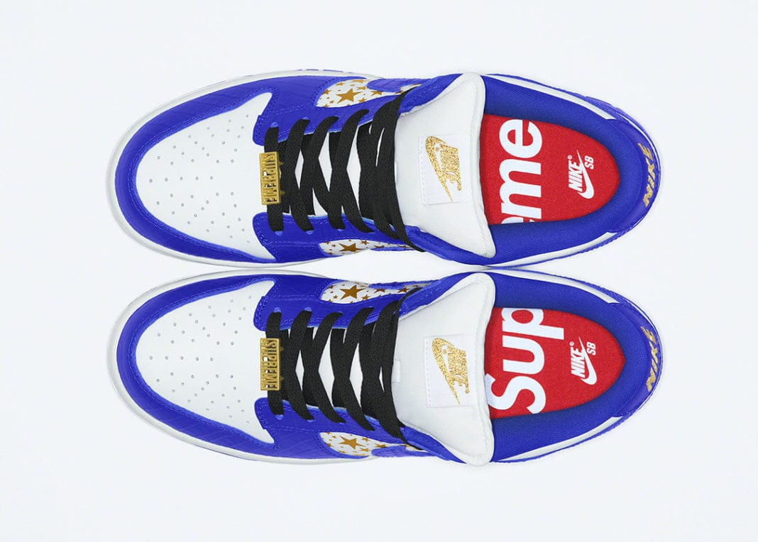 Nike SB Dunk Low Supreme Stars Hyper Royal (2021) – YankeeKicks Online