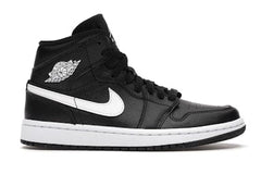 Jordan 1 Mid Black White (Womens)