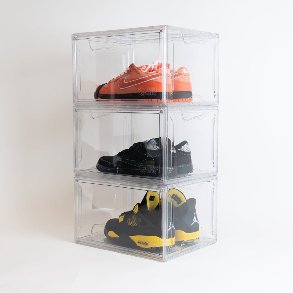 THE BEST Light Up Drop Front Shoe Containers For Sneaker Collection Display  