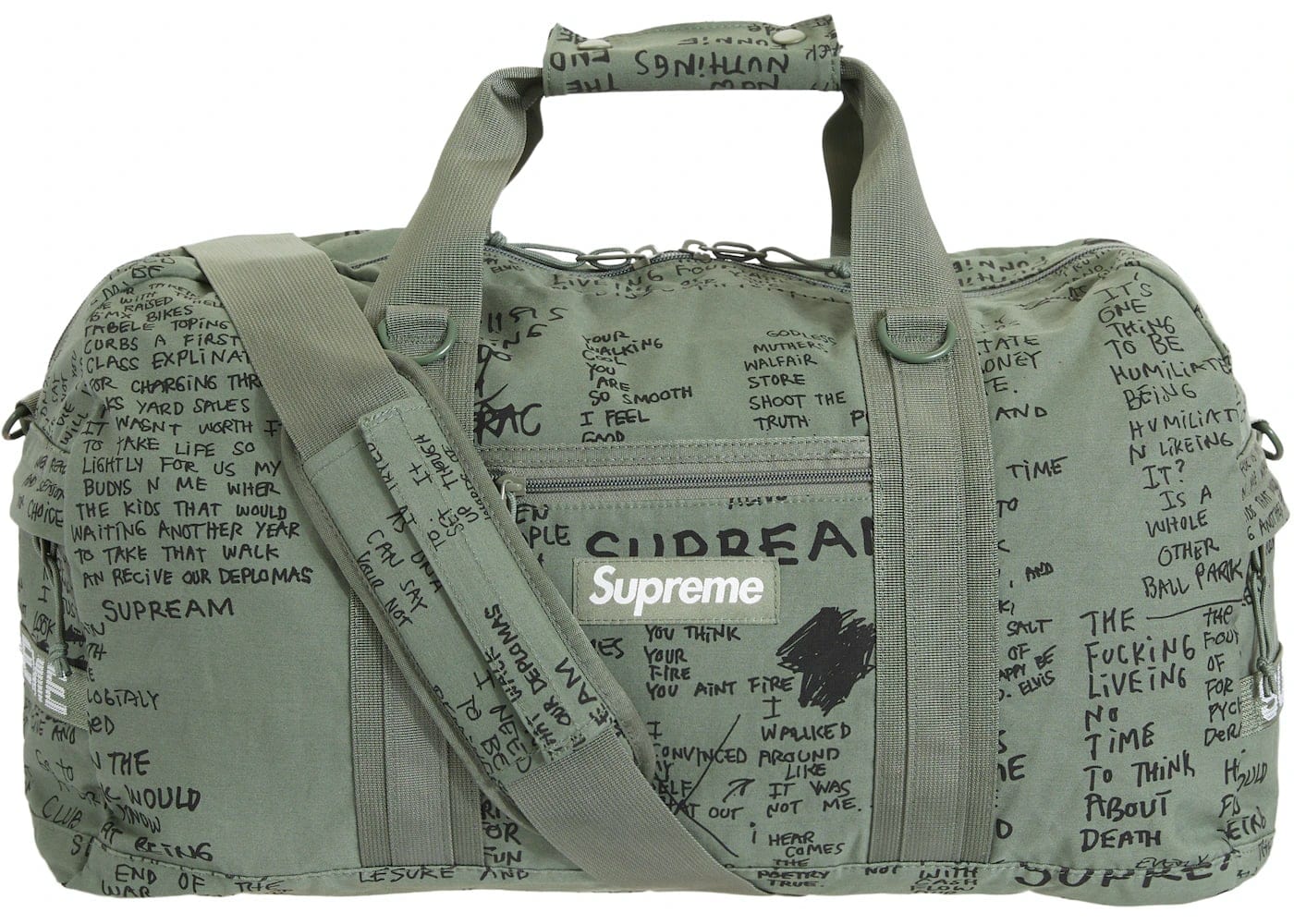 Supreme Field Duffle Bag Olive Gonz – YankeeKicks Online
