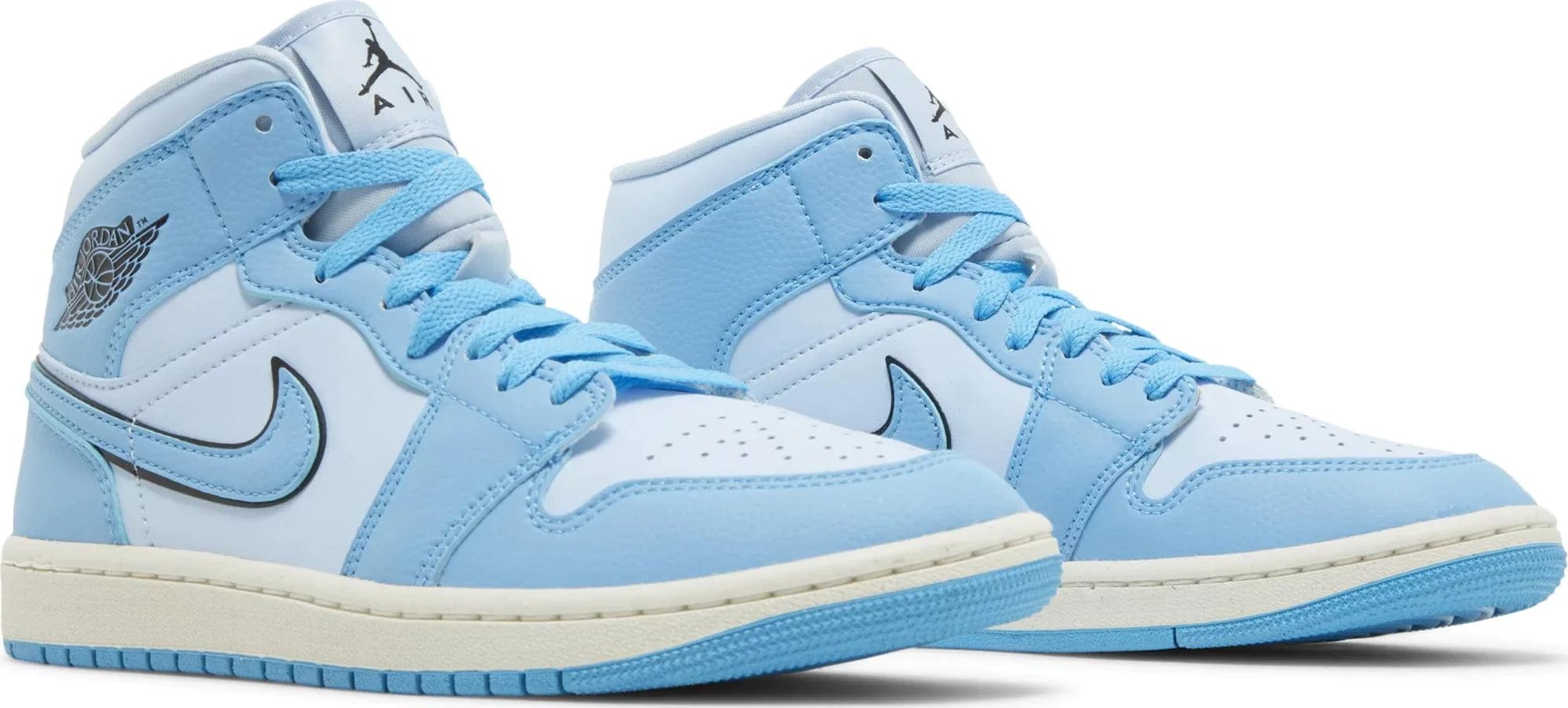 Blue jordans womens sales