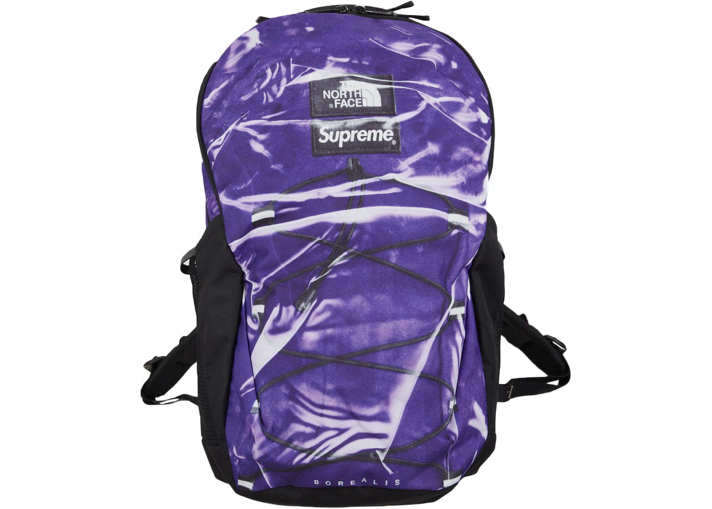 Supreme The North Face Printed Borealis Trompe L'oeil Backpack Purple Supreme The North Face Printed Borealis Trompe L'oeil Backpack Purple