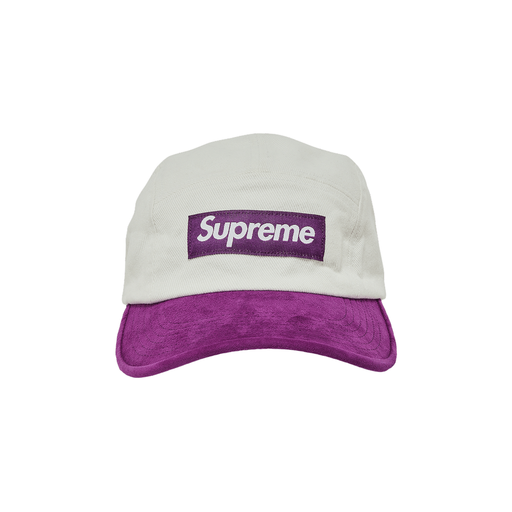 Supreme Suede Visor Camp Cap Natural – YankeeKicks Online