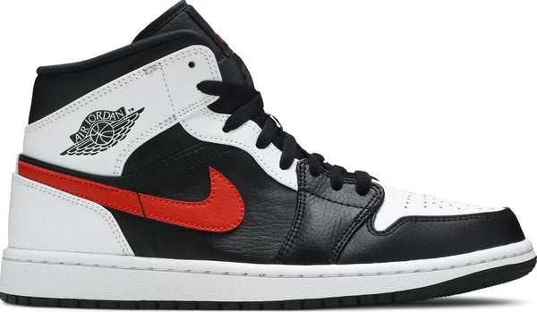 Jordan 1 Mid Black Chile Red White – YankeeKicks Online