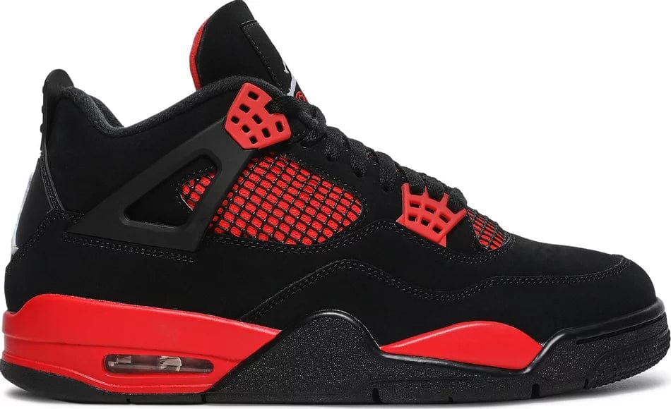 US 8.5] Jordan 4 Red Thunder USED, Men's Fashion, Footwear