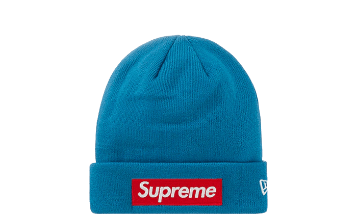 Supreme New Era Box Logo Beanie (FW22) Blue