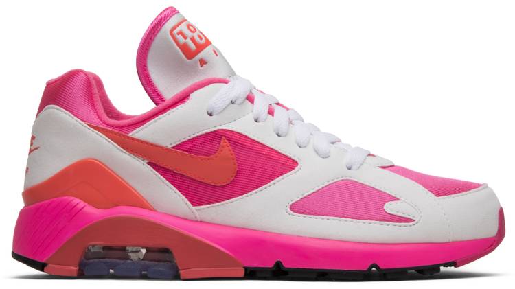Comme des Garçons x Air Max 180 White Pink – YankeeKicks Online