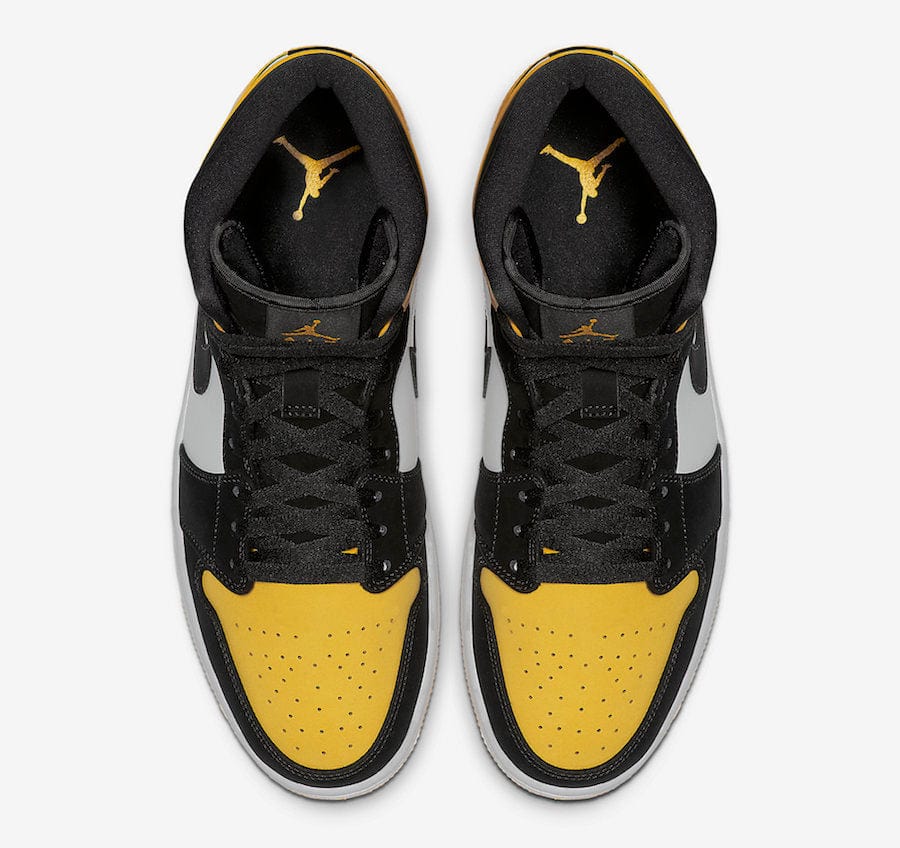 Jordan Mid Yellow Toe Black – YankeeKicks Online
