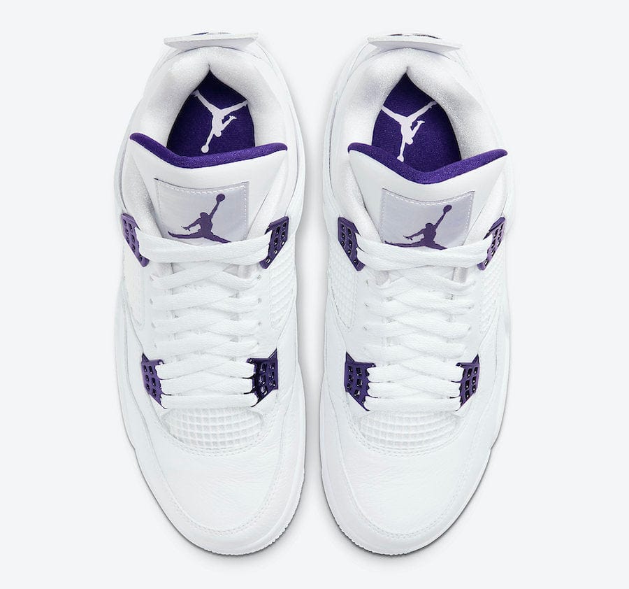 Jordan 4 Retro Metallic Purple (GS) â YankeeKicks Online