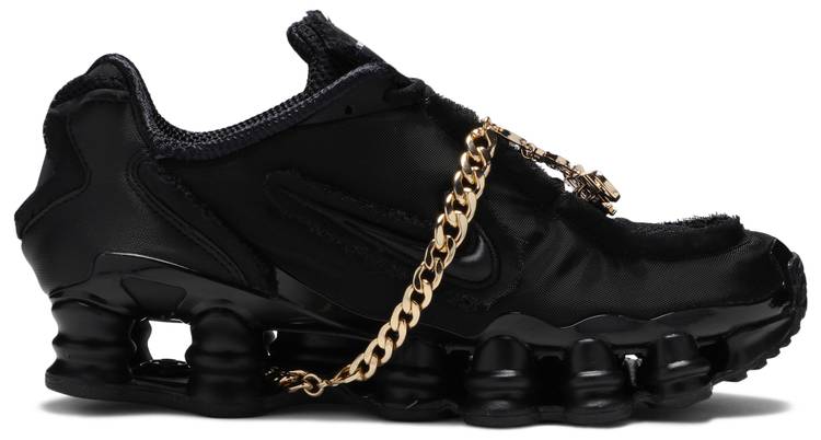 New Nike Shox TL Comme des Garcons Black (W) Size 5 (CJ0546-001)