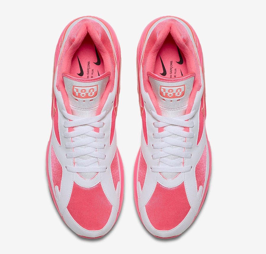 Comme des Garçons x Air Max 180 White Pink – YankeeKicks Online