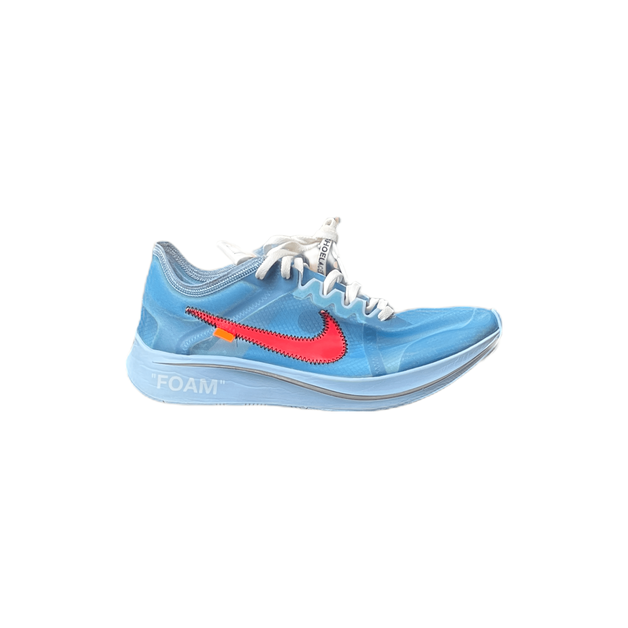 vedhæng Rund ned flydende Nike Zoom Fly x Off-White Blue (Sample) – YankeeKicks Online