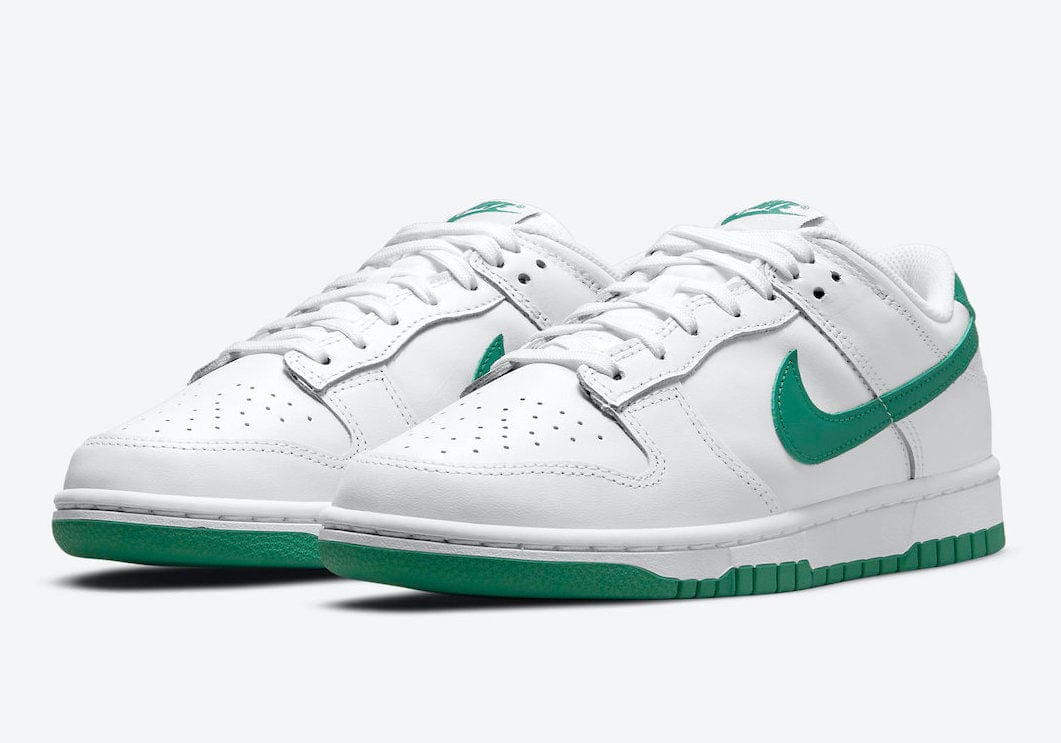 Nike Dunk Low White Green Noise Women's UK 6