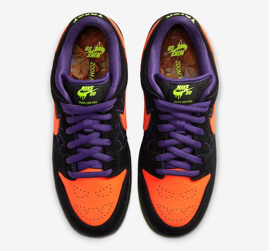 Nike SB Dunk Low Pro 'Night Of Mischief' Shoes - Black / Total