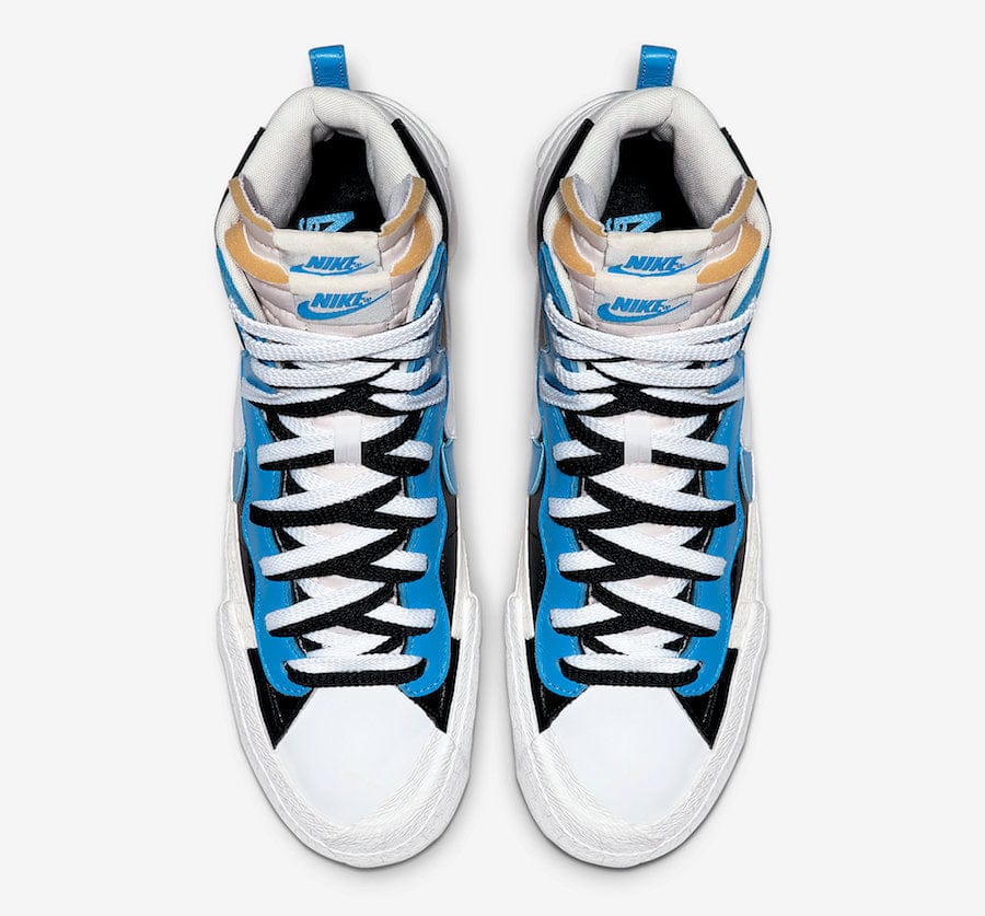 Nike Blazer Mid sacai White Black Legend Blue – YankeeKicks Online