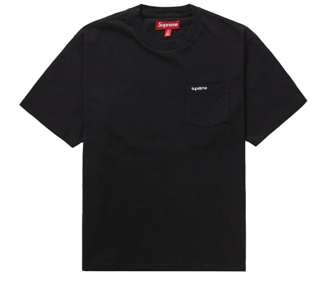 Supreme S/S Pocket Tee - Black – YankeeKicks Online