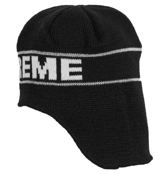 Supreme Earflap Beanie - Black – YankeeKicks Online