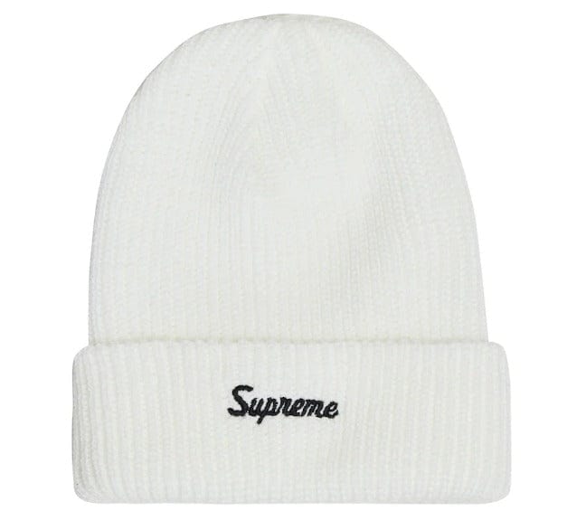 Supreme Loose Gauge Beanie - White – YankeeKicks Online