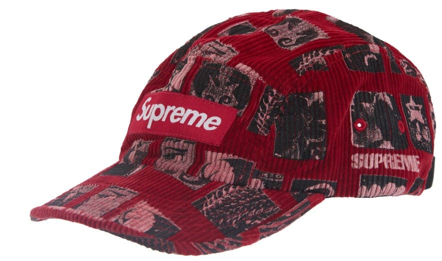 SUPREME WEIRDO DAVE CORDUROY CAMP CAP - 帽子