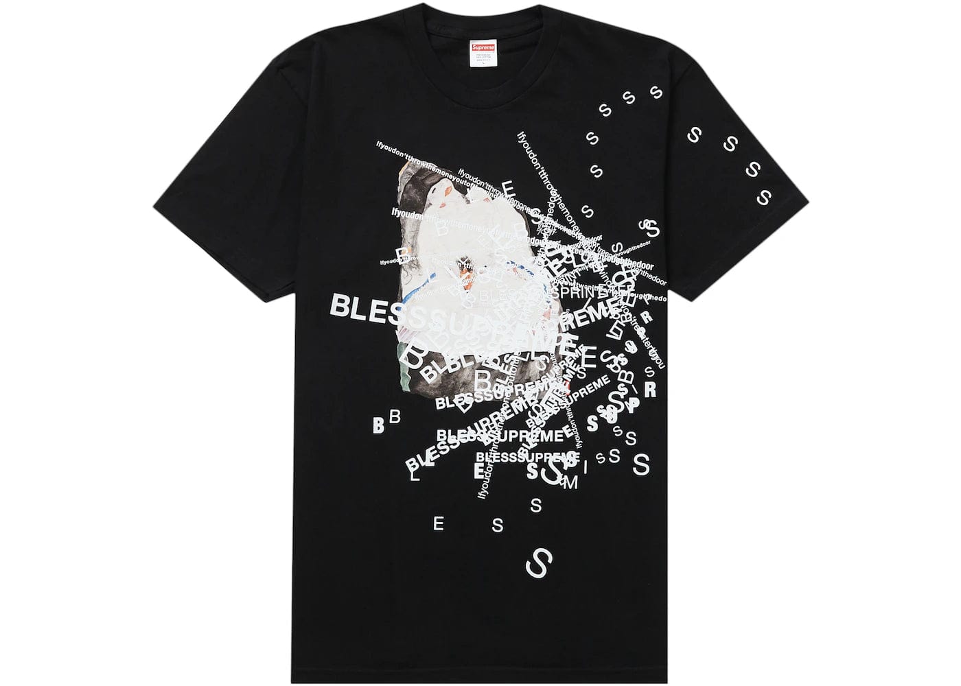 Supreme Bless Observed In A Dream Tee Black