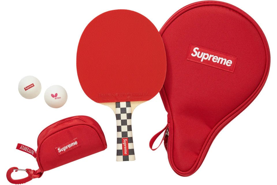 Supreme Butterfly Table Tennis Racket Set Checkerboard