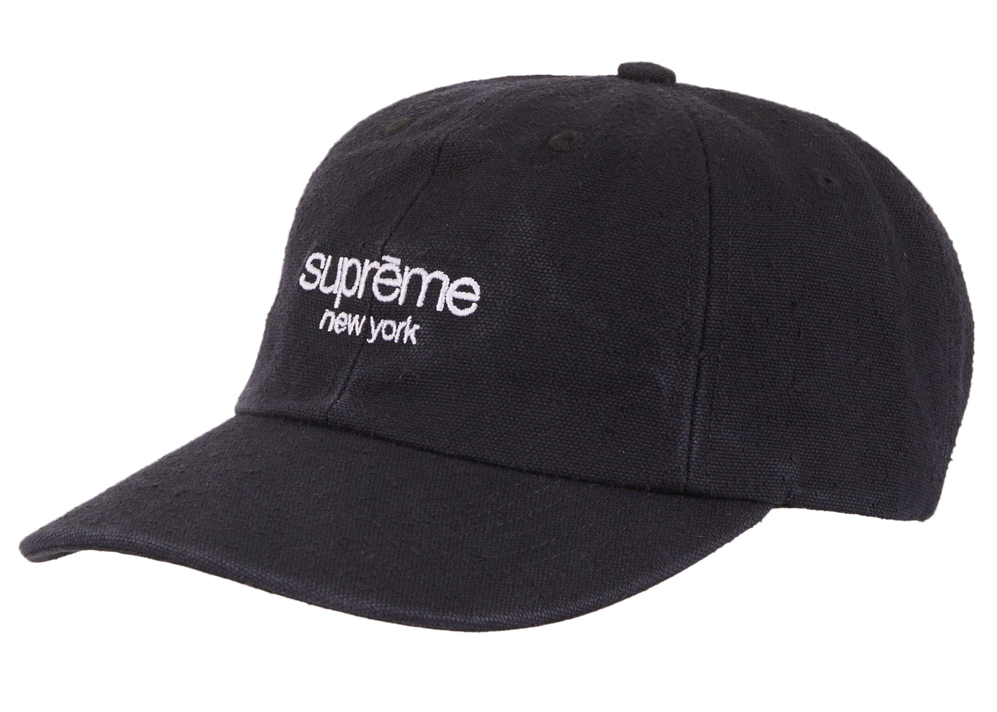 Supreme Classic Logo 6-Panel (SS23) Black