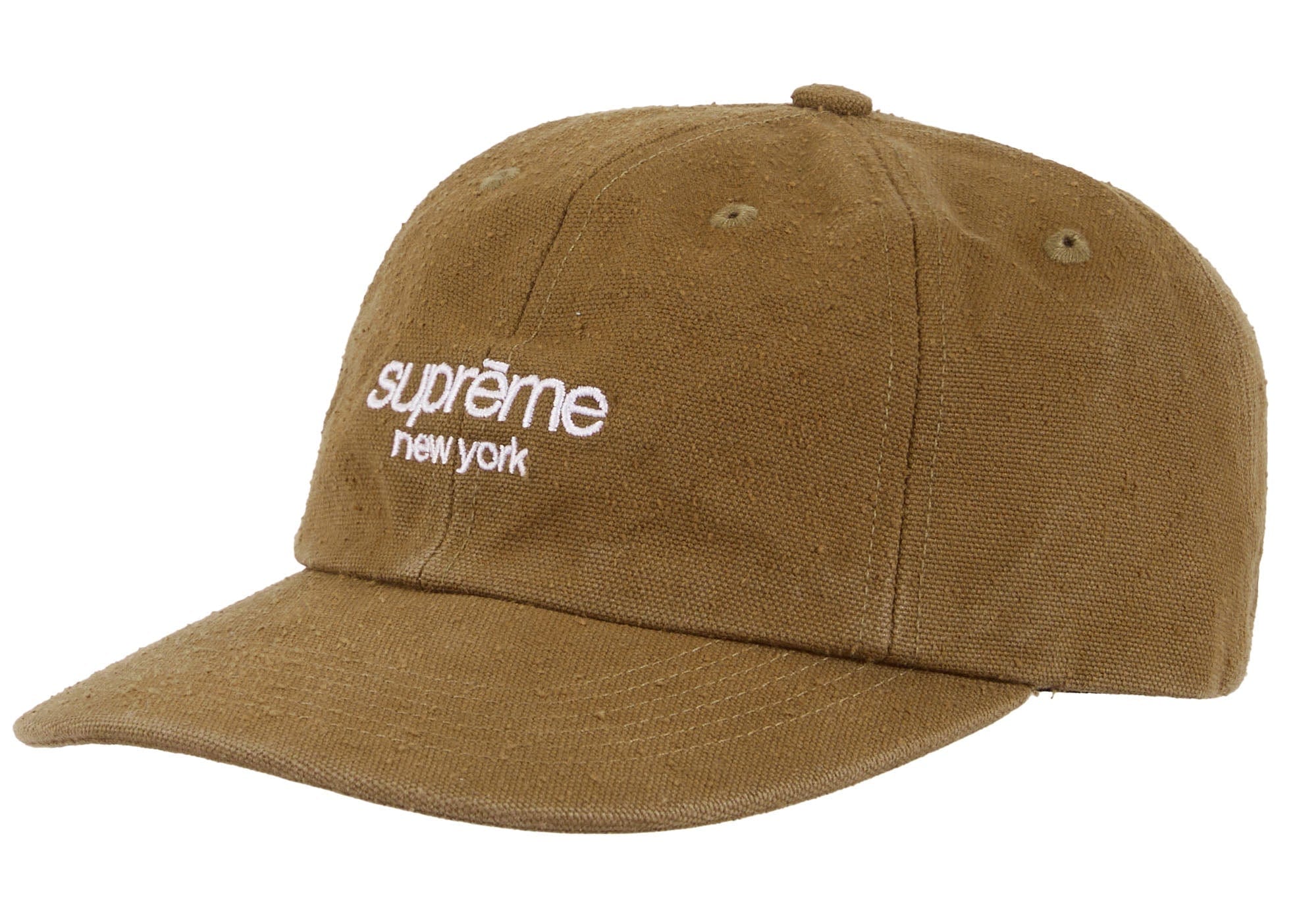 Supreme Classic Logo 6-Panel (SS23) Olive Brown – YankeeKicks Online