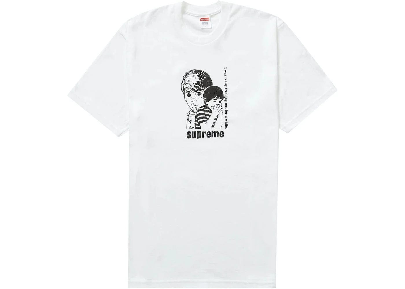 Supreme Freaking Out Tee White
