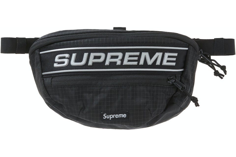 Supreme Logo Waist Bag Black – YankeeKicks Online