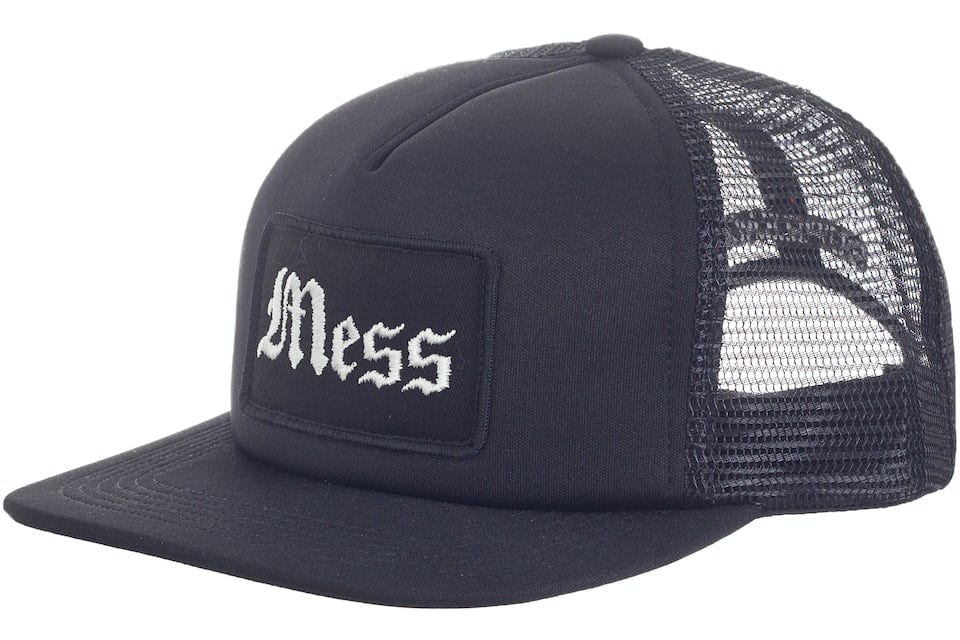 Supreme Mess Mesh Back 5-Panel Black