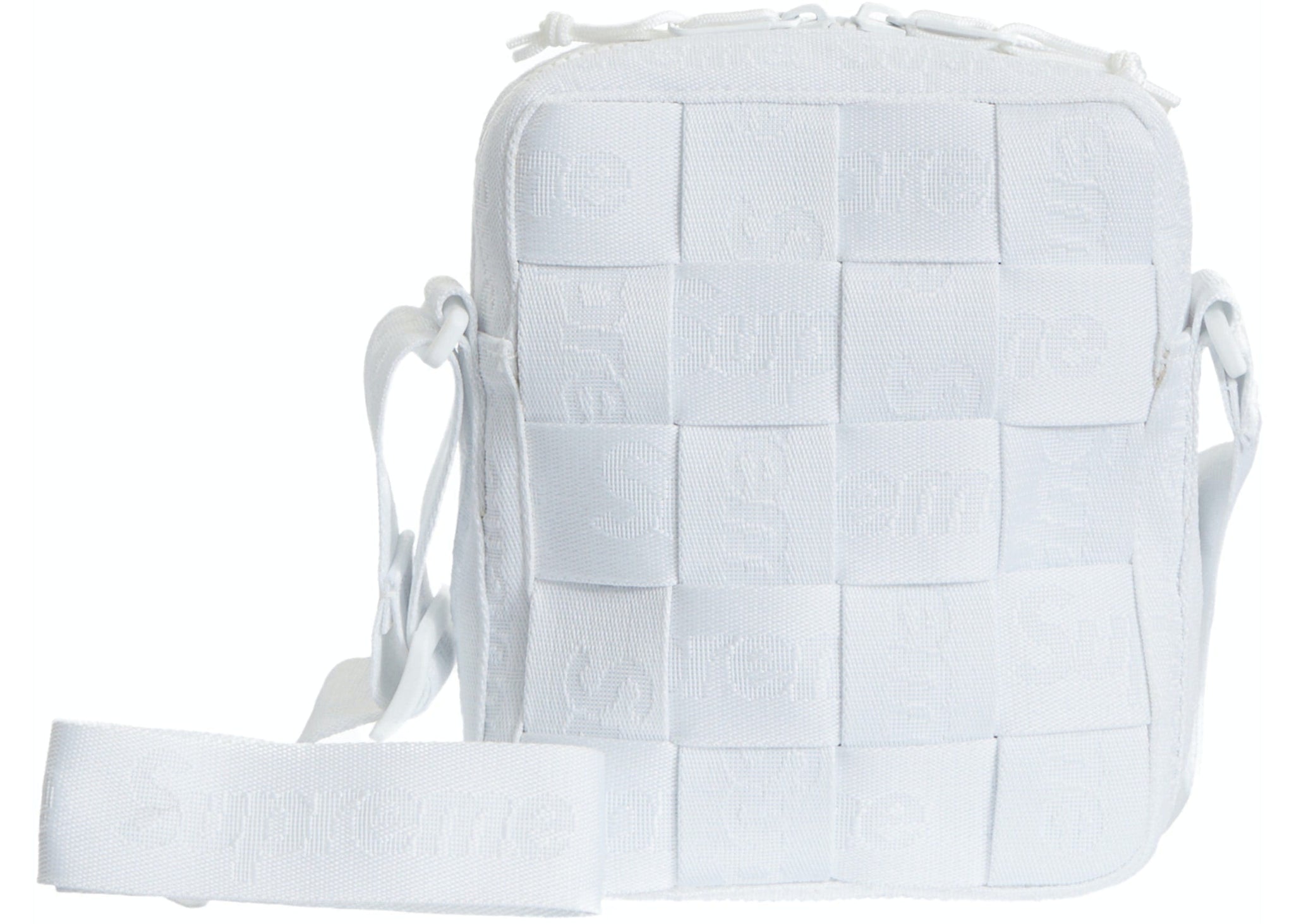 Supreme Woven Shoulder Bag White – YankeeKicks Online
