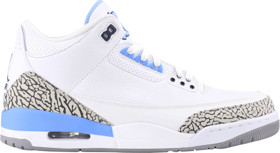 Air jordan 3 retro unc sales