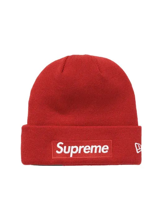 Supreme new era beanie red on sale