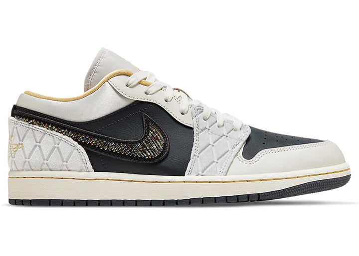Jordan 1 Low Beaded Swoosh