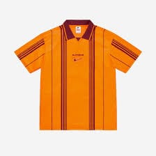 Supreme Nike Jewel Stripe Soccer Jersey Orange