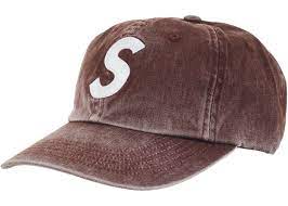 Supreme Pigment Print S Logo 6-Panel (FW23) Brown – YankeeKicks Online