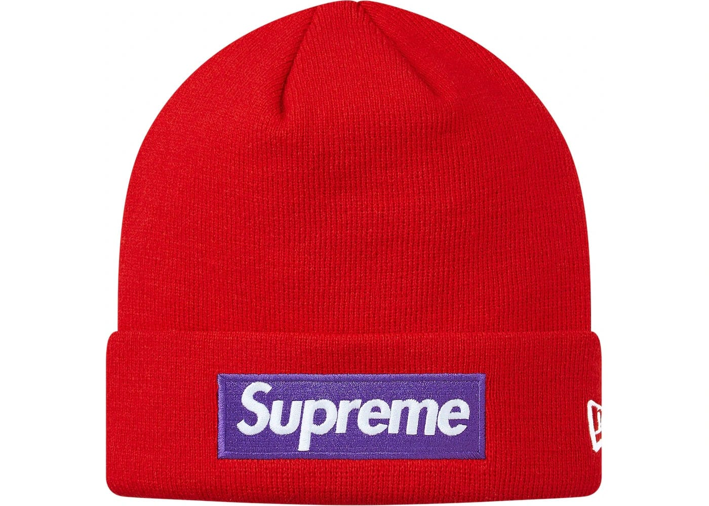 Supreme New Era Box Logo Beanie Purple帽子