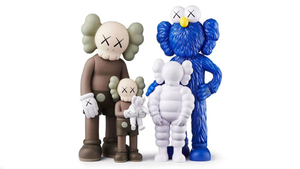 KAWS Family Vinyl Figures Brown/Blue/White – YankeeKicks Online