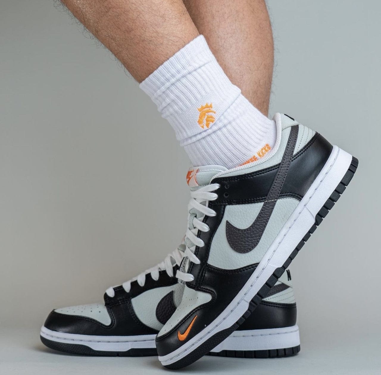 Nike Dunk Low Grey Black Orange – YankeeKicks Online