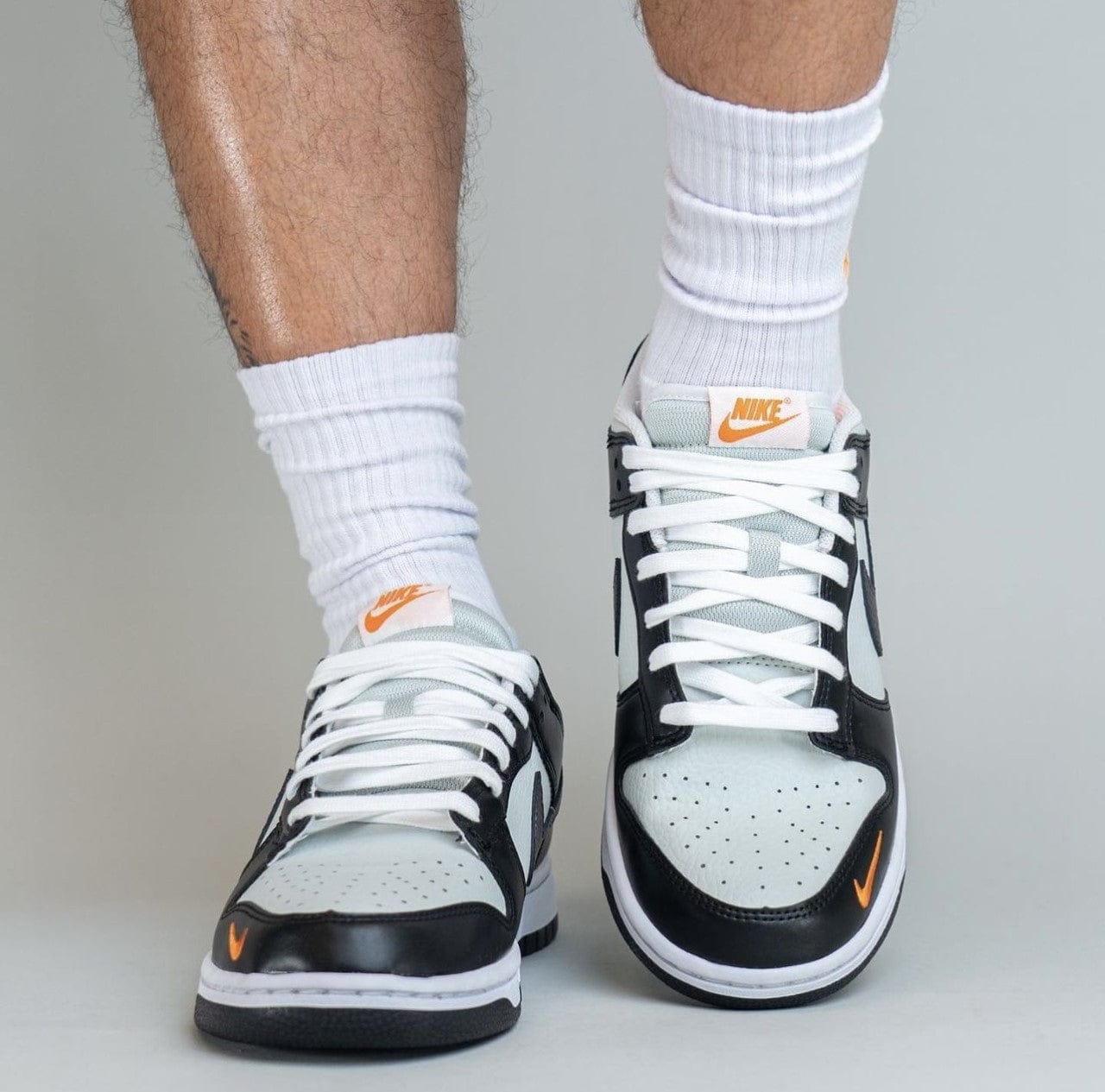 Nike Dunk Low Grey Black Orange - Basket4Ballers