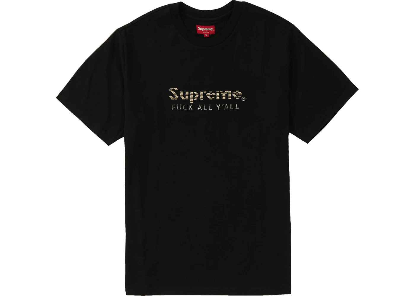 Gold online supreme shirt